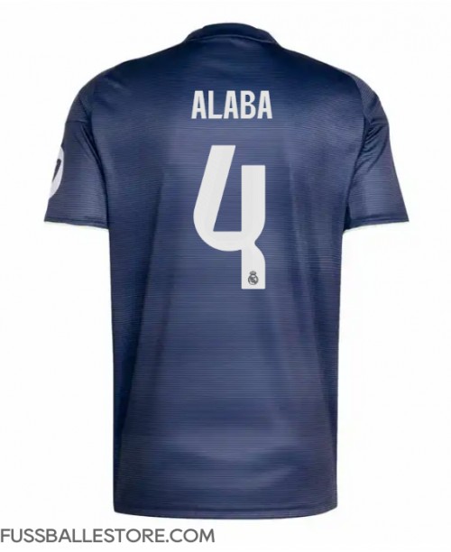 Günstige Real Madrid David Alaba #4 Auswärtstrikot 2025-26 Kurzarm Günstige Real Madrid David Alaba #4 Auswärtstrikot 2025-26 Kurzarm